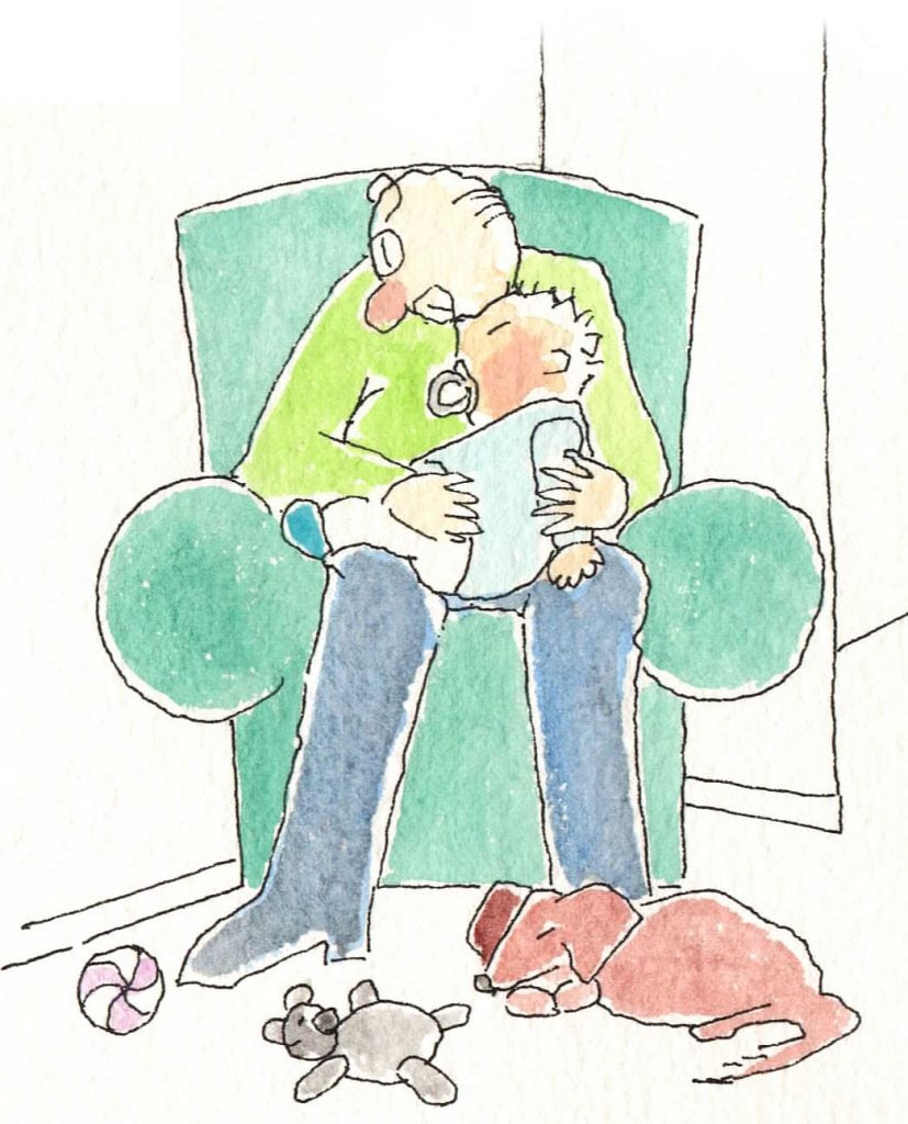 Illustration til brandsikringsfolder